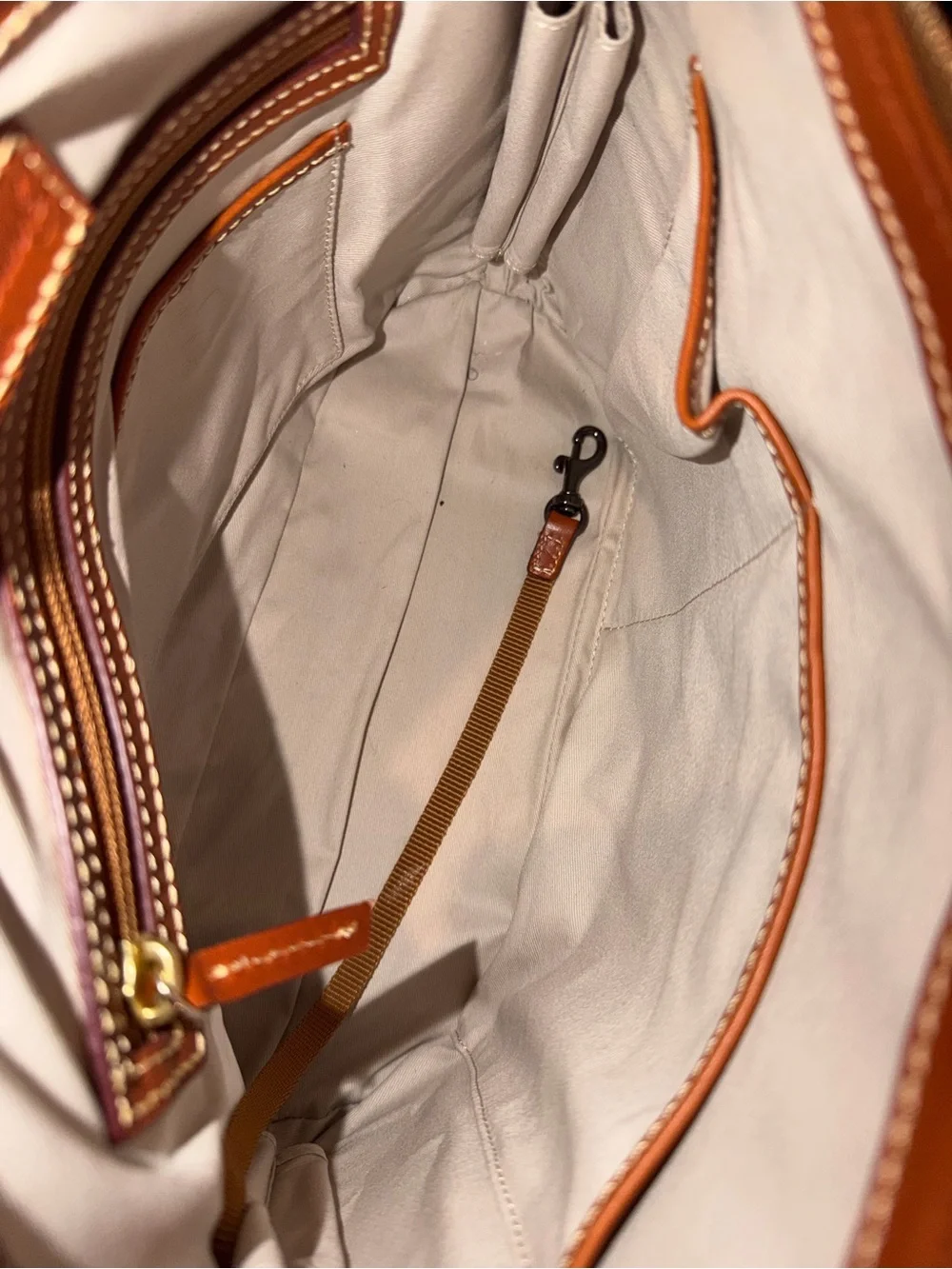 Dooney & Bourke Black & Orange Baltimore Orioles Dome Satchel - Picture 7 of 11